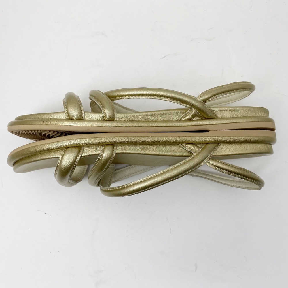 OluKai Gold Metallic Strappy Sandals - Picture 4 of 8
